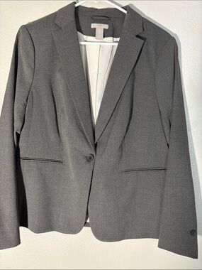 H&M Grey One Button Blazer